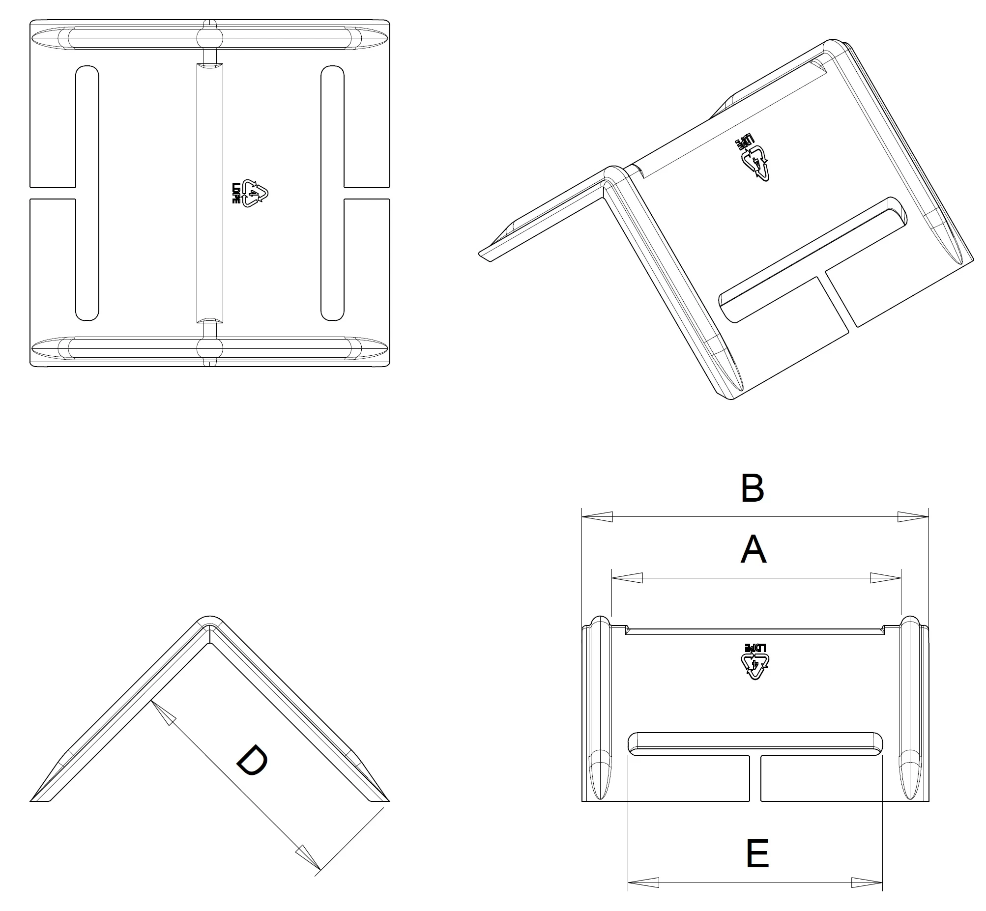 Corner Protector - CP50 with T-gap - PP