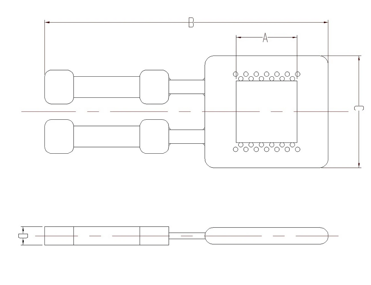 BP4-13 mm - plastic buckles white - 5000 pcs