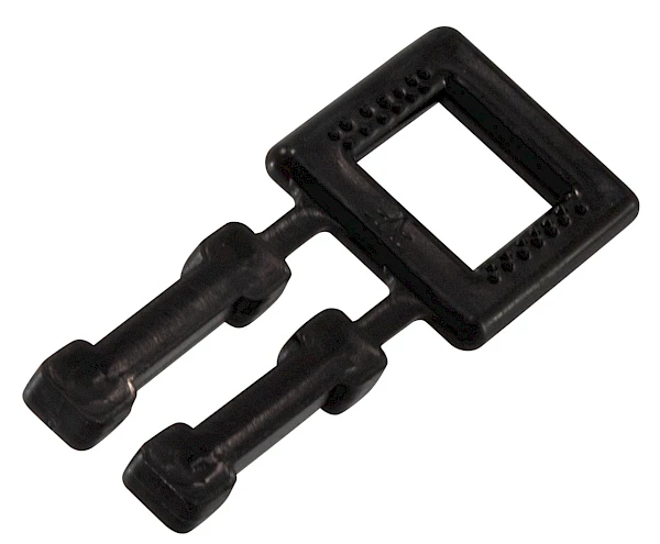 BP5-16 mm - plastic buckles black - 5000 pcs