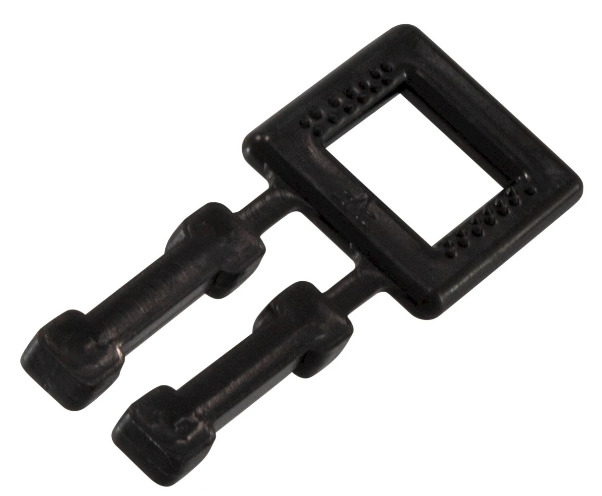 BP5-16 mm - plastic buckles black - 1000 pcs